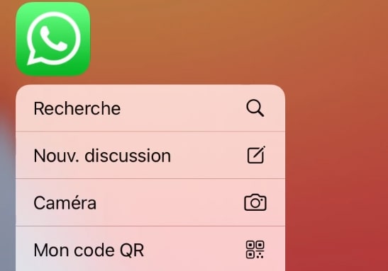 menu whatsapp cache